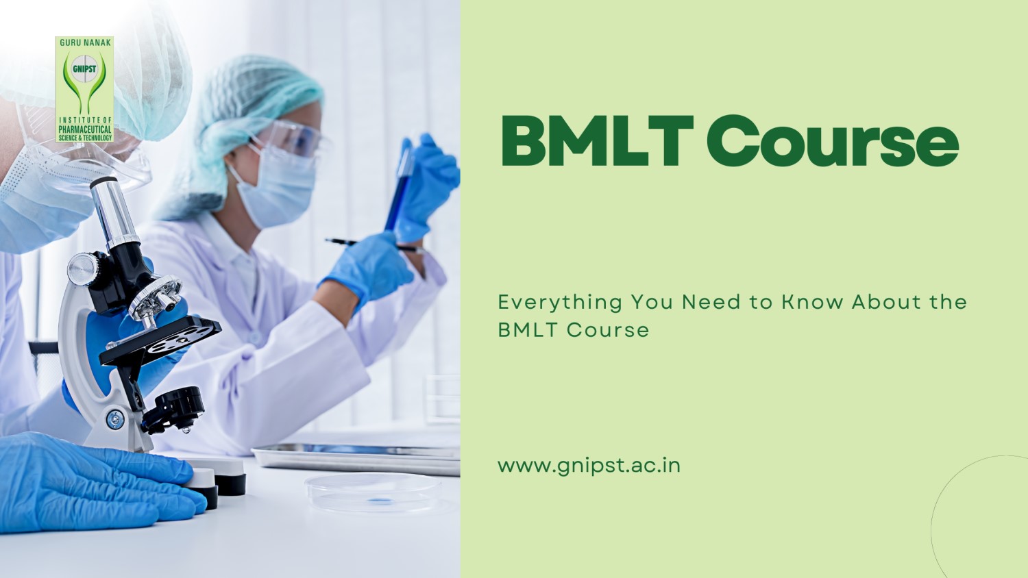 BMLT Course Details 2025