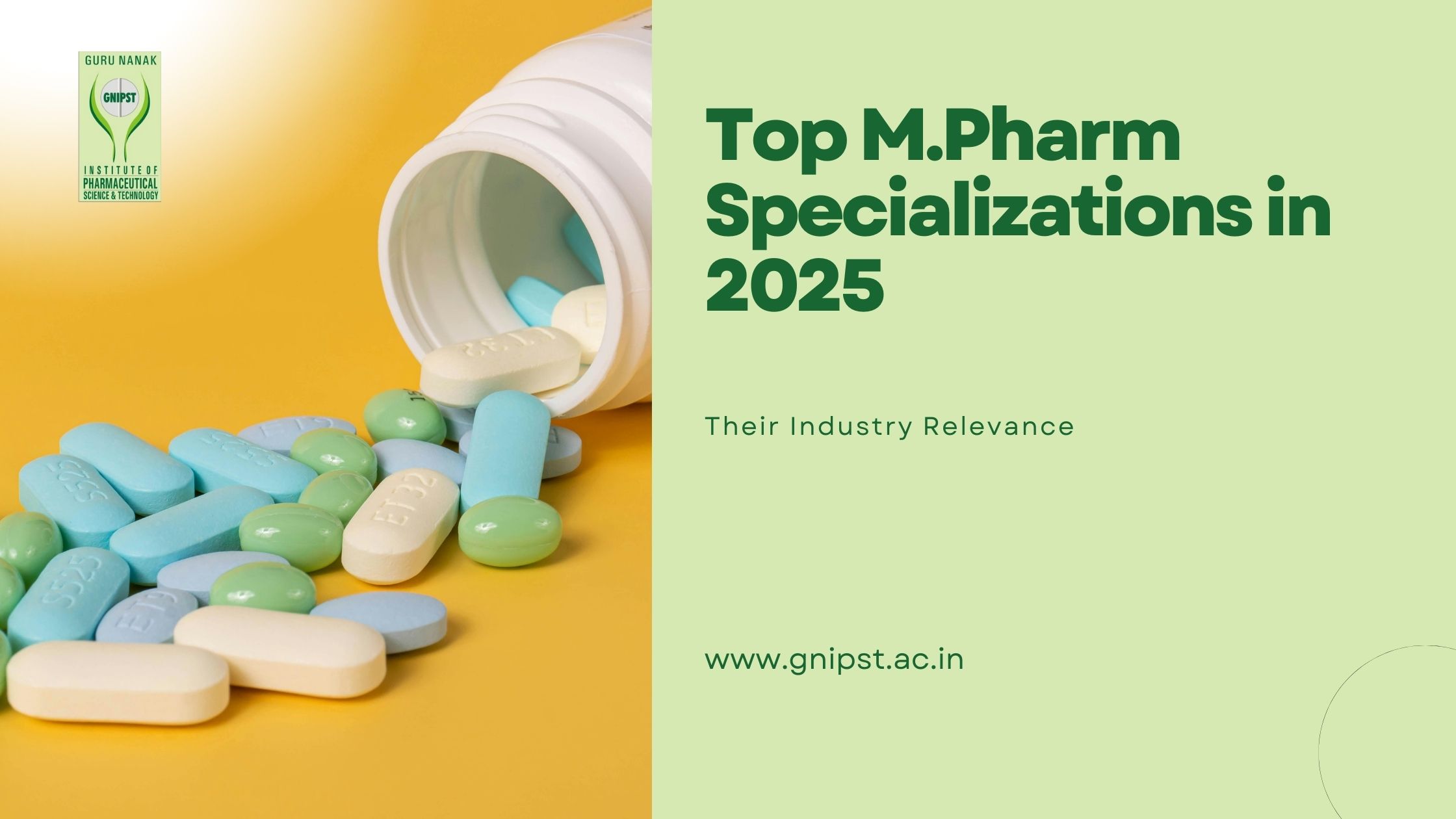 Top M.Pharm Specializations in 2025